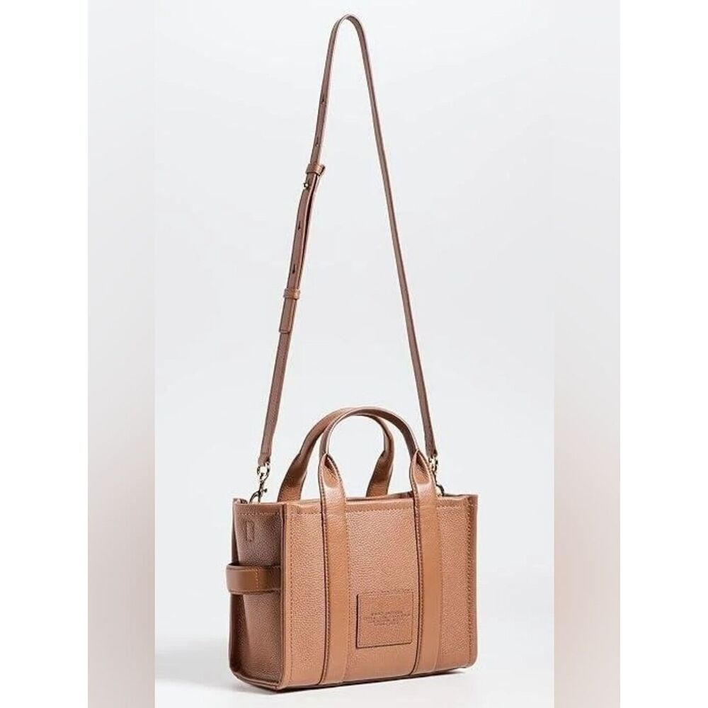 Marc Jacobs The Leather Small Tote bag in Brown - Picture 3 of 16